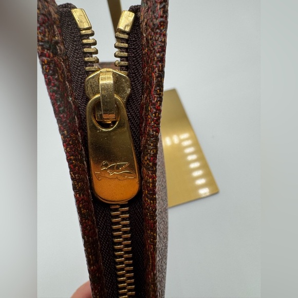 90s Etro Milano Paisley Coated Canvas Mini Clutch/Cosmetic Bag - Picture 4 of 13